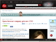 Opera browser company gets new CEO | Deep Tech - CNET News
