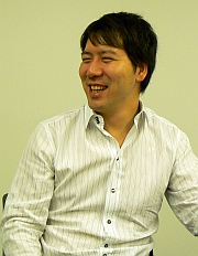 グリー代表取締役社長の田中良和氏