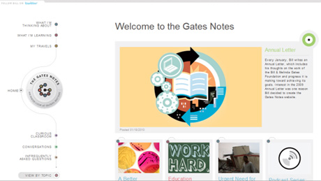 Gates Notesのサイト画像