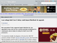 AppleInsider | Low-voltage Intel Core i5 delay could impact MacBook Air upgrade