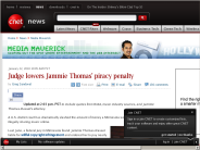 Judge lowers Jammie Thomas’ piracy penalty | Media Maverick - CNET News
